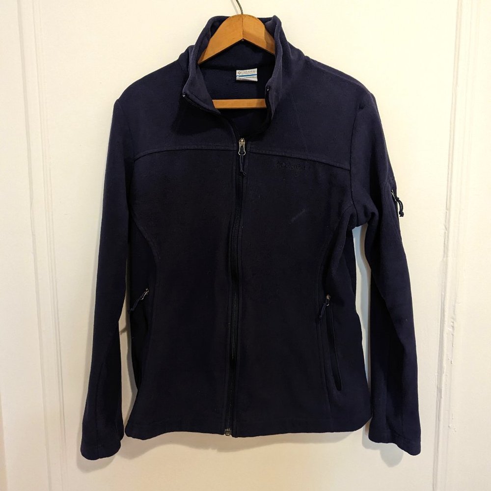 Rare Vintage Columbia Mens Medium Blue Zip-Up Jacket